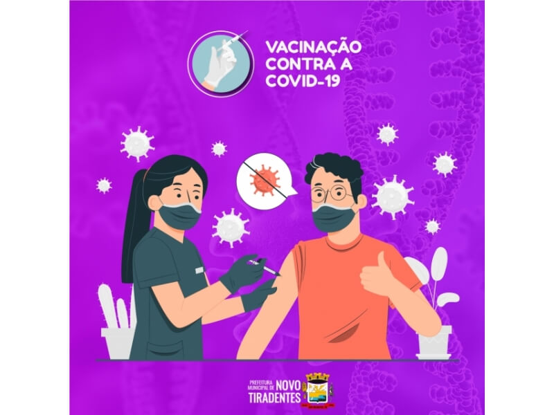 DOSE 3 E DOSE 4 DA VACINAÇÃO CONTRA A COVID-19 ESTÁ SENDO REALIZADA NA UNIDADE BÁSICA DE SAÚDE DE NOVO TIRADENTES