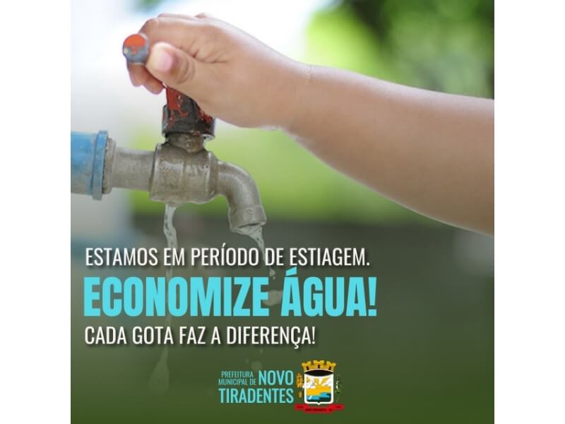 ECONOMIZE ÁGUA
