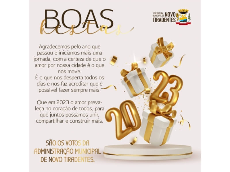 FELIZ ANO NOVO  