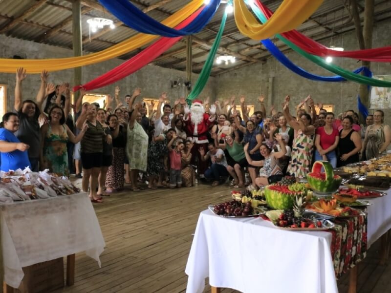 CRAS DE NOVO TIRADENTES REALIZOU EVENTO DE CONFRATERNIZAÇÃO DE FINAL DE ANO  
