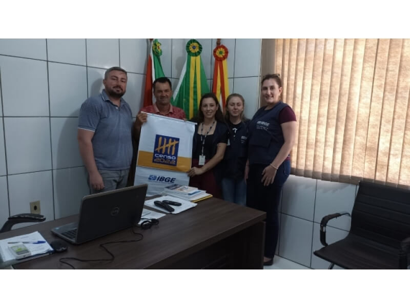 PREFEITURA DE NOVO TIRADENTES APOIA IBGE PARA A REALIZAÇÃO DE ENTREVISTAS DO CENSO DEMOGRÁFICO