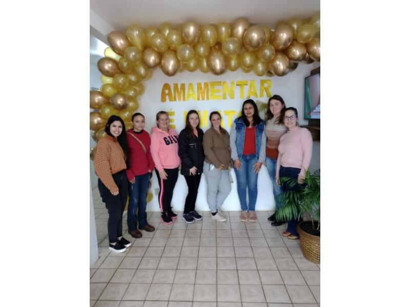 AGOSTO DOURADO: AÇÃO DA SECRETARIA DA SAÚDE E ASSISTÊNCIA SOCIAL ABORDA IMPORTÂNCIA DA AMAMENTAÇÃO  