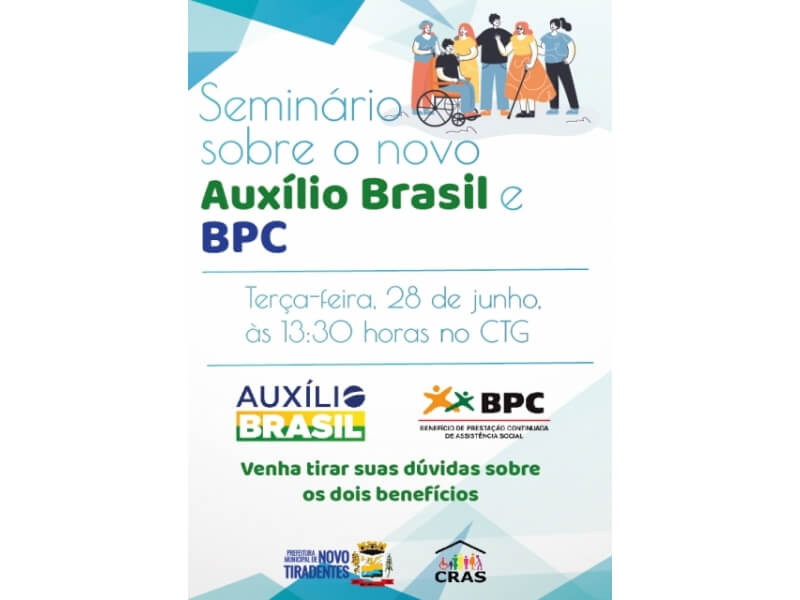 SECRETARIA DE SAÚDE E ASSISTÊNCIA SOCIAL E CRAS PROMOVEM SEMINÁRIO SOBRE O NOVO AUXÍLIO BRASIL E BPC