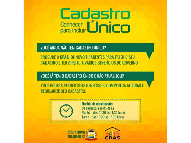 ATUALIZAÇÃO DO CADASTRO ÚNICO