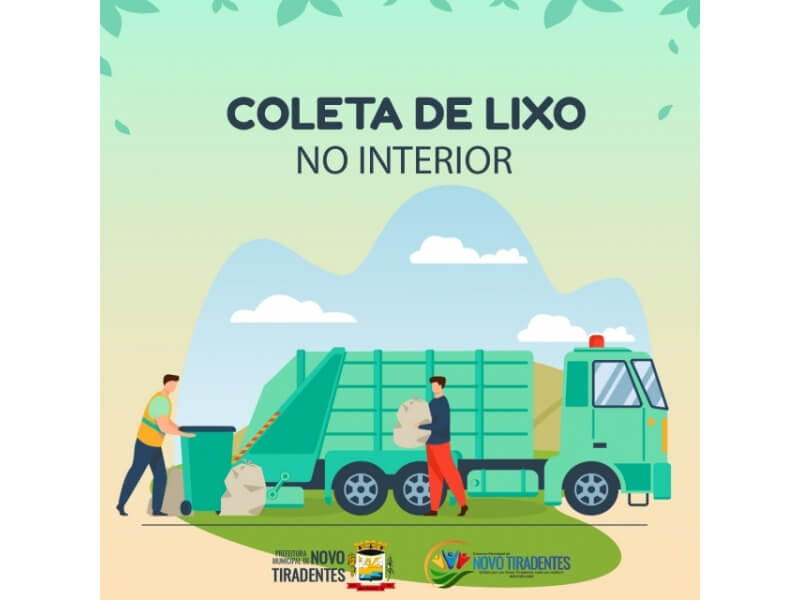 ATENÇÃO! COLETA DE LIXO NO INTERIOR