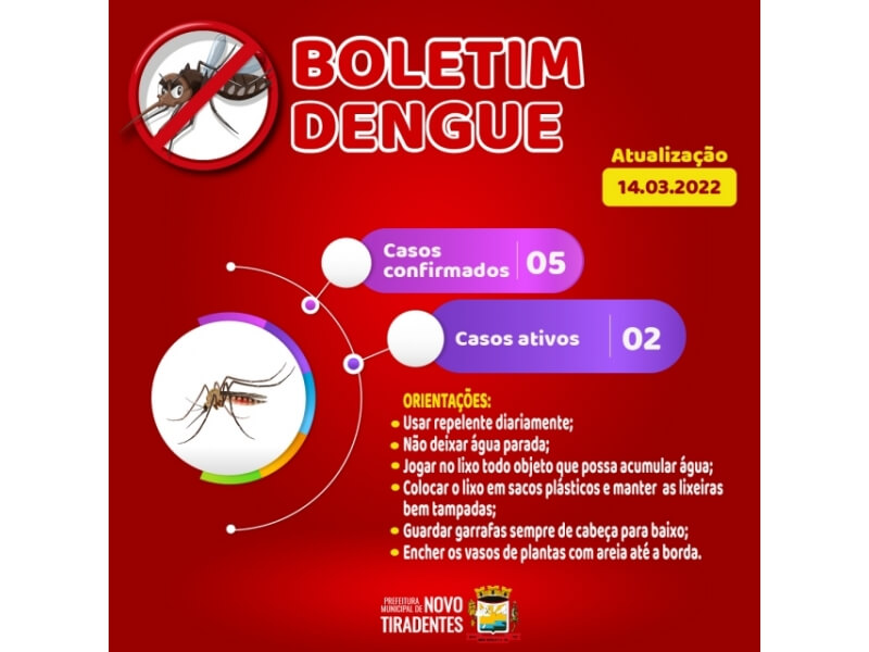 BOLETIM INFORMATIVO DENGUE