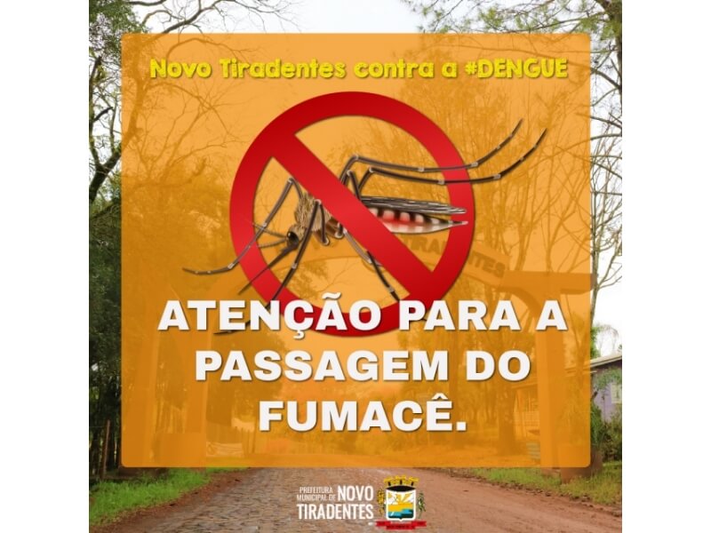 PREFEITURA DE NOVO TIRADENTES ESTÁ REALIZANDO FUMACÊ NA CIDADE PARA COMBATER A DENGUE
