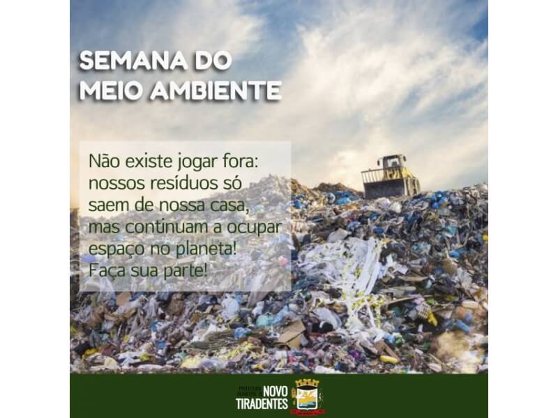 SEMANA DO MEIO AMBIENTE: REDUZIR O USO DE RESÍDUOS SÓLIDOS