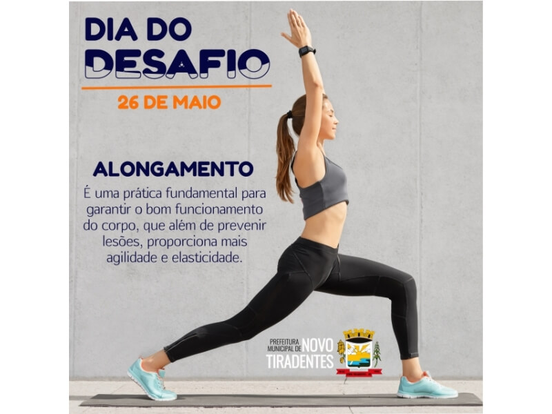 O DIA DO DESAFIO ESTÁ CHEGANDO! MOVIMENTE-SE!