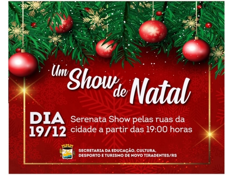 VEM AÍ SERENATA SHOW ESPECIAL DE NATAL!