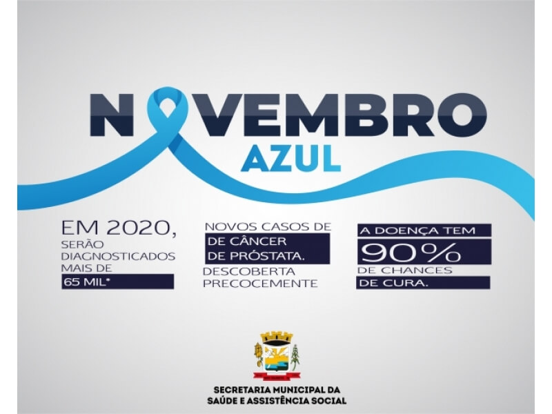 NOVEMBRO AZUL: MÊS DE COMBATE E PREVENÇÃO AO CÂNCER DE PRÓSTATA