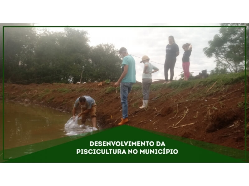PARCERIA AJUDA A DESENVOLVER A PISCICULTURA NO MUNICÍPIO DE NOVO TIRADENTES  