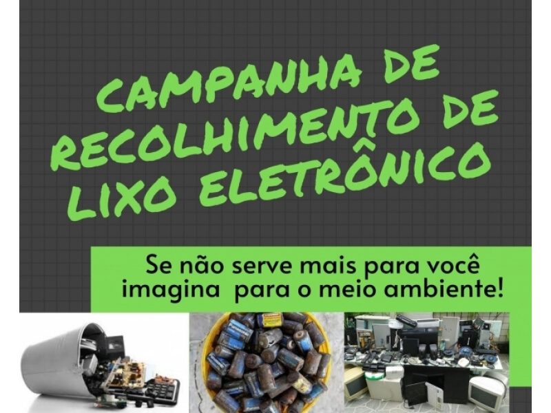 SECRETARIA DA AGRICULTURA E MEIO AMBIENTE PROMOVE CAMPANHA DE RECOLHIMENTO DE LIXO ELETRÔNICO  