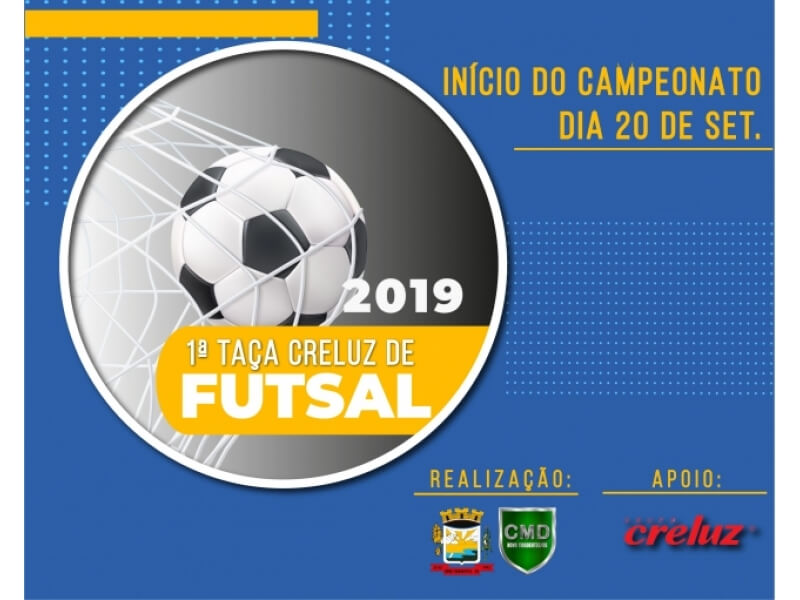 TAÇA CRELUZ DE FUTSAL DE NOVO TIRADENTES: SORTEIO DOS TIMES FOI REALIZADO