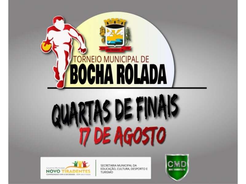 TORNEIO MUNICIPAL DE BOCHA ROLADA: CONFIRA OS CONFRONTOS DE QUARTAS DE FINAL