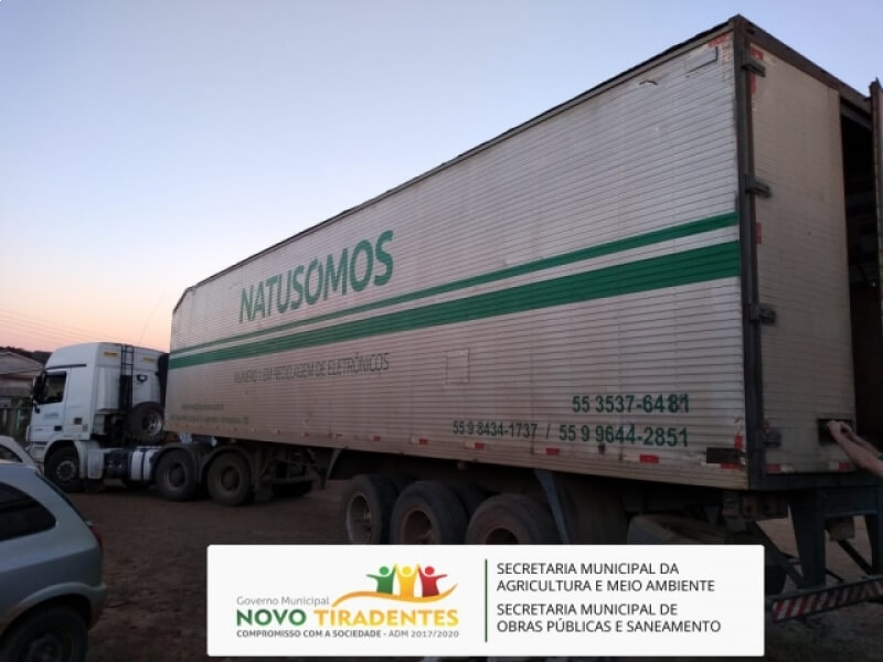 PREFEITURA DE NOVO TIRADENTES REALIZOU CAMPANHA DE RECOLHIMENTO DE LIXO ELETRÔNICO NO MUNICÍPIO