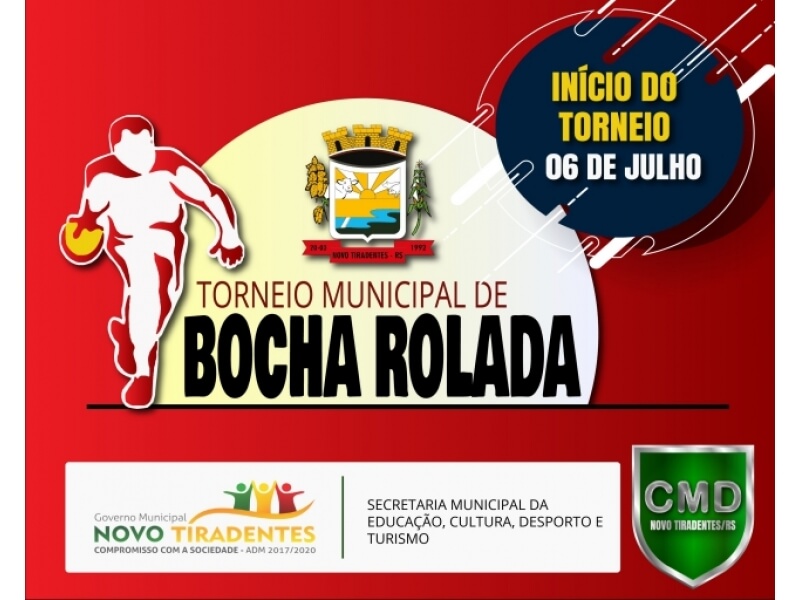 NESTE SÁBADO INICIA O TORNEIO MUNICIPAL DE BOCHA ROLADA