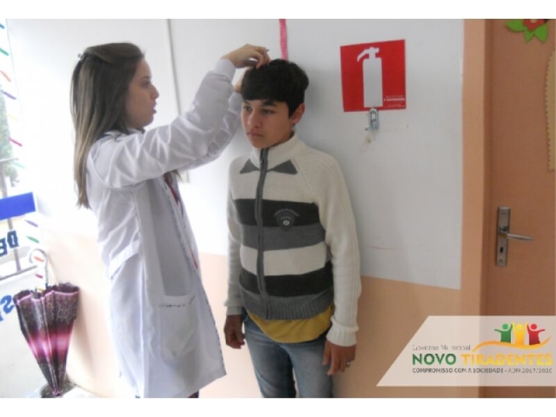 AVALIAÇÃO ANTROPOMÉTRICA É REALIZADA COM ALUNOS DA REDE MUNICIPAL  