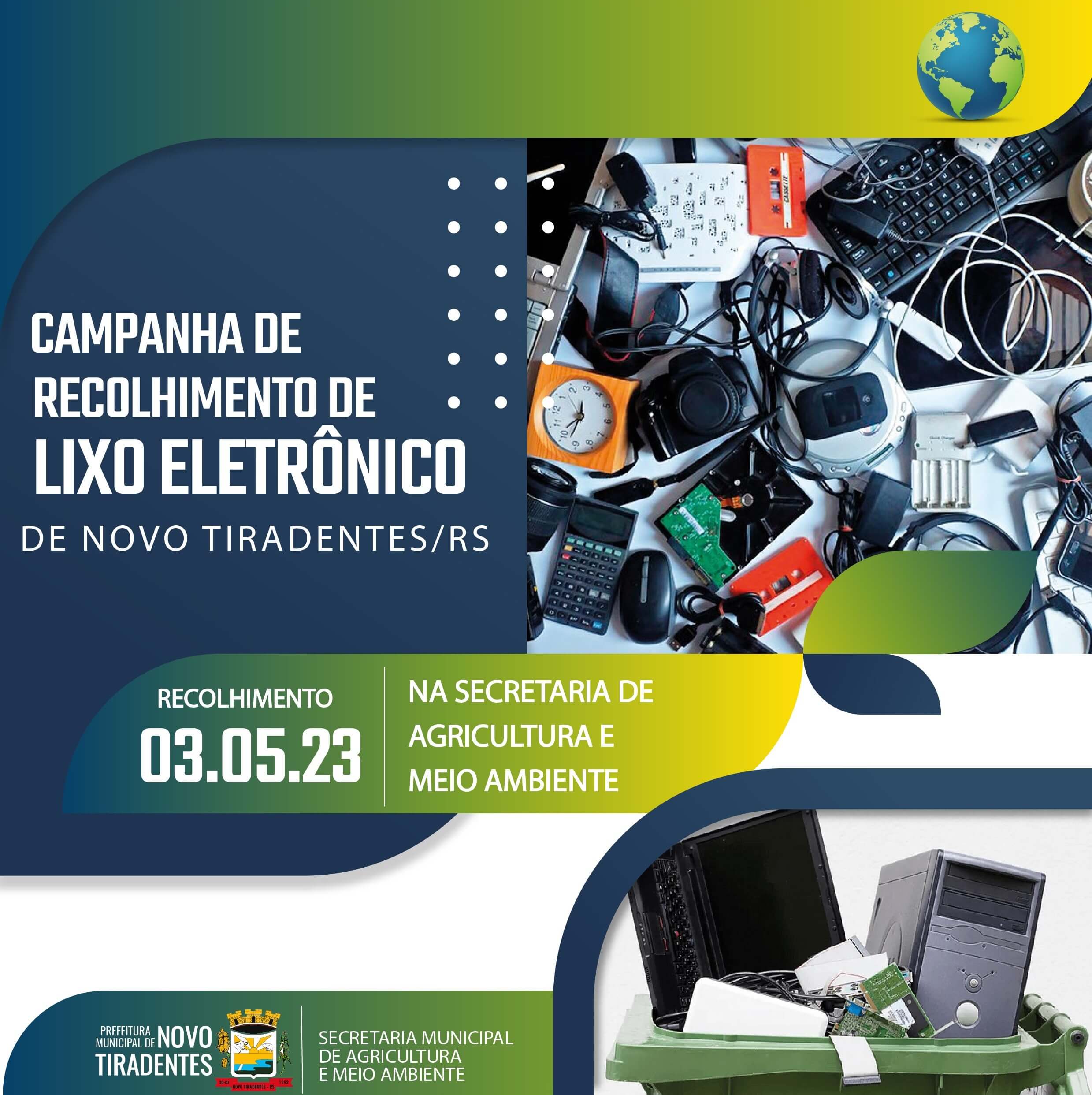 SECRETARIA DE AGRICULTURA E MEIO AMBIENTE LANÇA CAMPANHA DE RECOLHIMENTO DE LIXO ELETRÔNICO