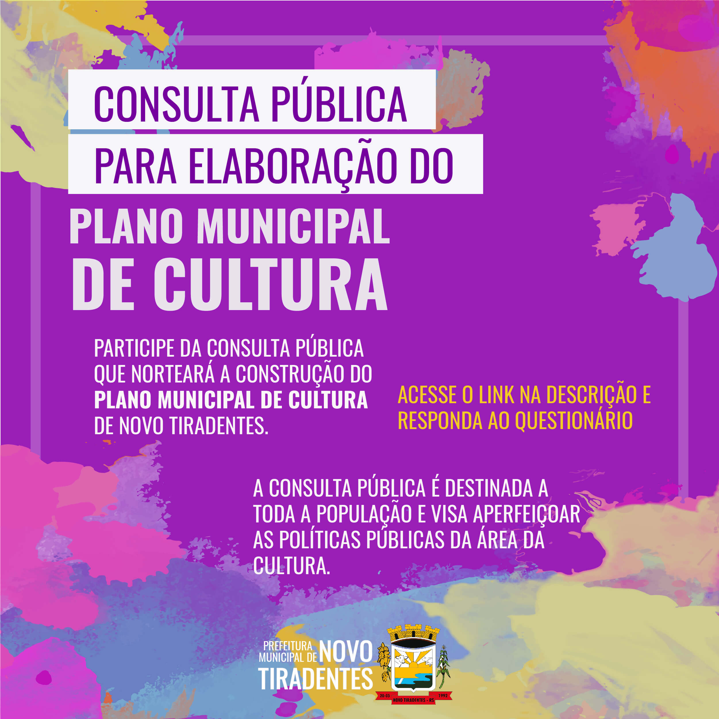 CONSULTA PÚBLICA DE CULTURA