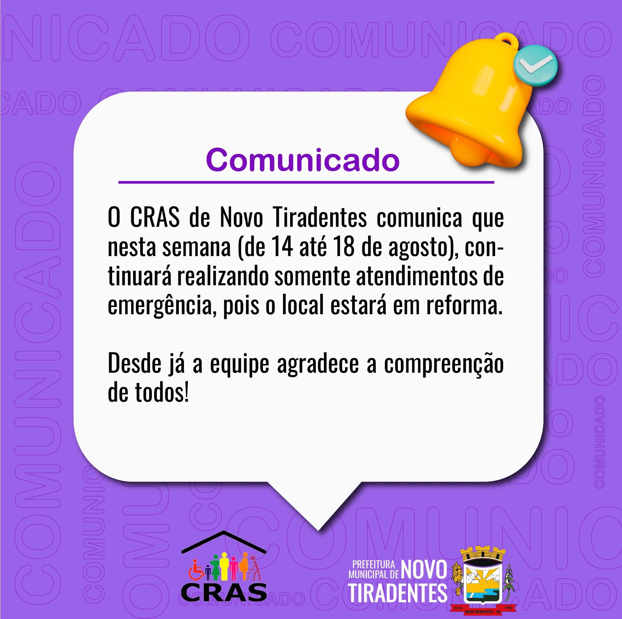 COMUNICADO IMPORTANTE