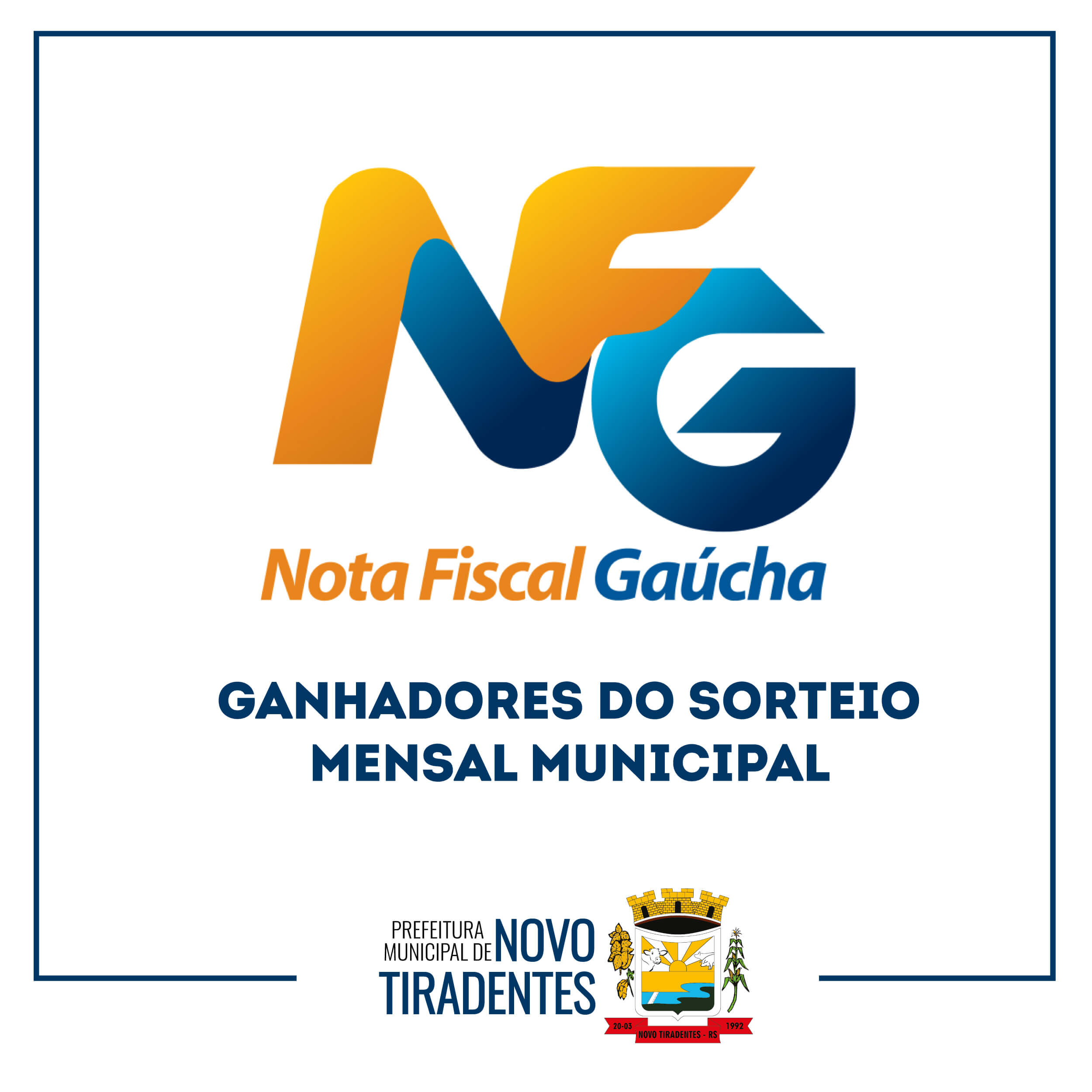 CONFIRA OS GANHADORES DO MÊS DE SETEMBRO DO SORTEIO MUNICIPAL DA NOTA FISCAL GAÚCHA