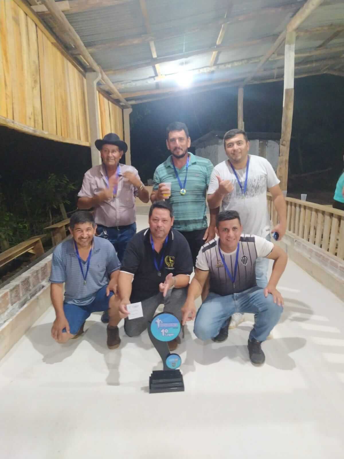 EQUIPE DA LINHA RINCÃO DAS FLORES FOI A CAMPEÃ NO TORNEIO MUNICIPAL DE BOCHA ROLADA