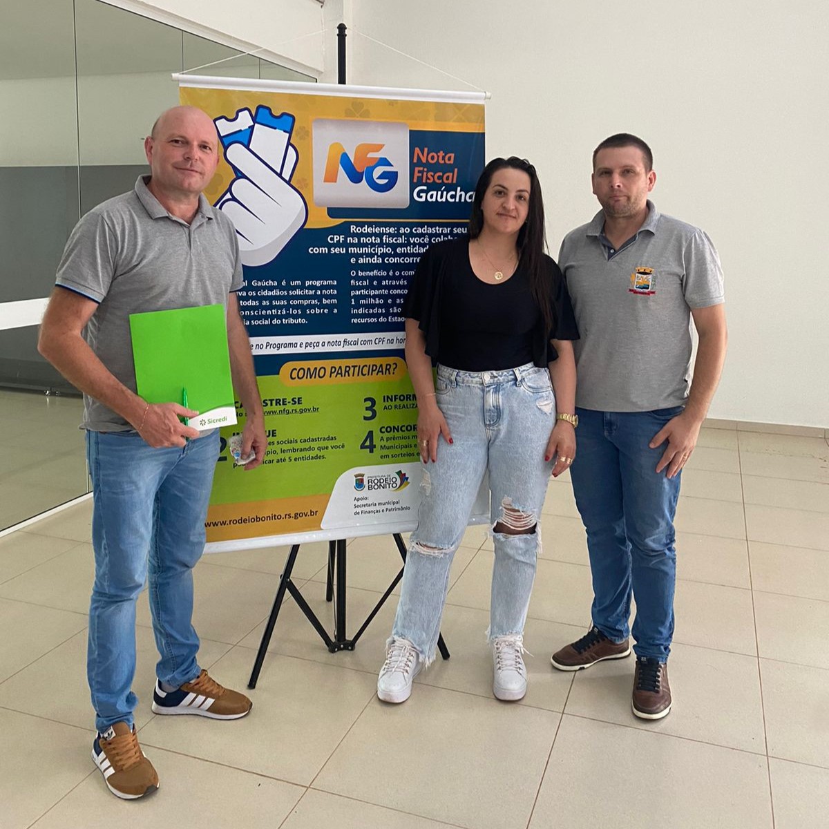 SERVIDORES DE NOVO TIRADENTES PARTICIPAM DE SEMINÁRIO REGIONAL SOBRE EDUCAÇÃO FISCAL E NOTA FISCAL GAÚCHA EM RODEIO BONITO