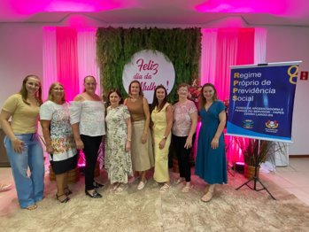 <p>Celebra&ccedil;&atilde;o do Dia Internacional da Mulher em evento para as mulheres seguradas do RPPS</p>