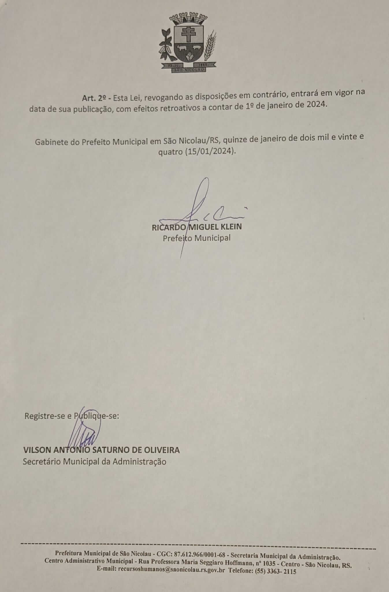 ADMINISTRAÇÃO MUNICIPAL SANCIONA LEI DE REAJUSTE AO VALE DE ALIMENTAÇÃO E REALIZA A REPOSIÇÃO DO SALÁRIO MÍNIMO AOS SERVIDORES MUNICIPAIS