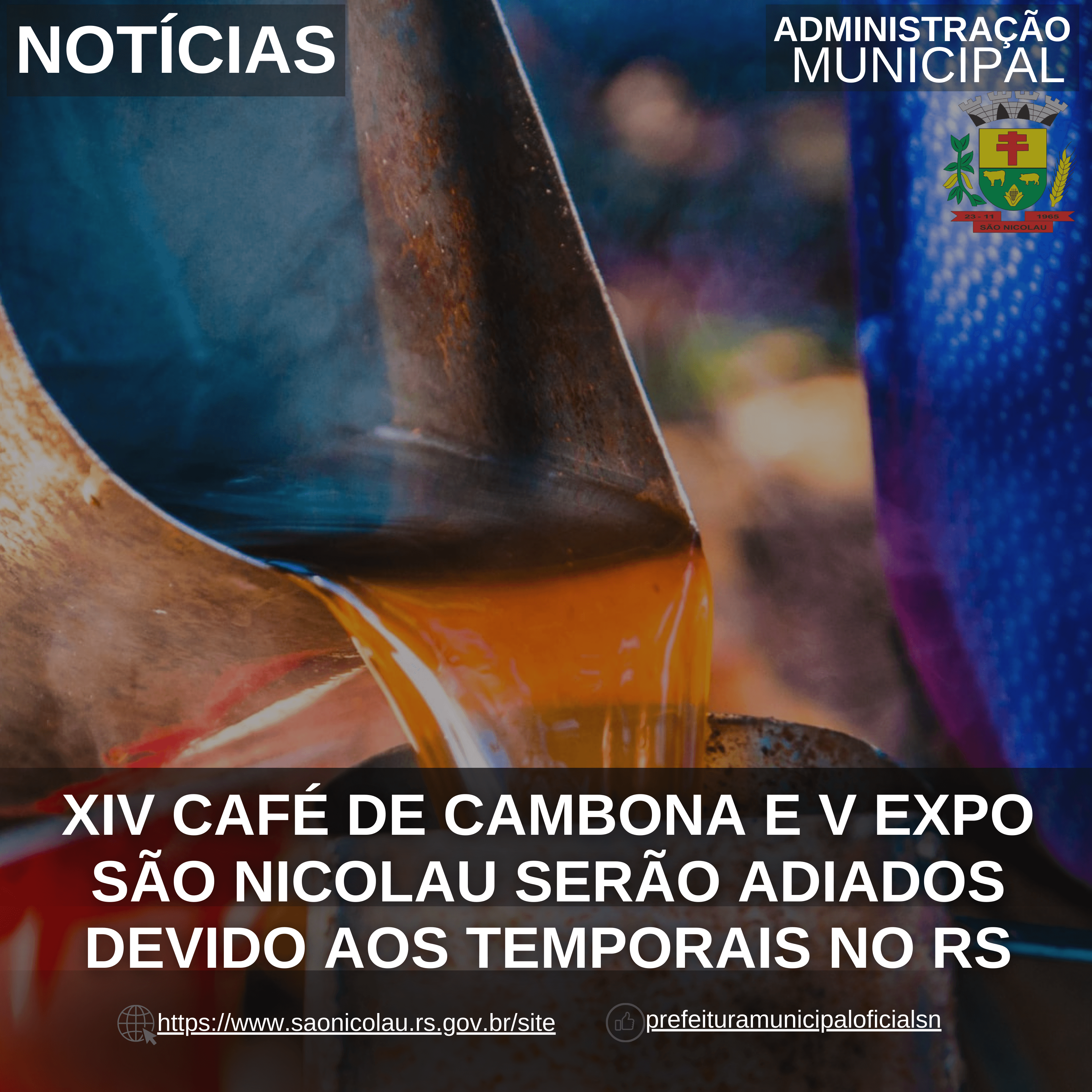 <p>EVENTO ADIADO&nbsp;</p>