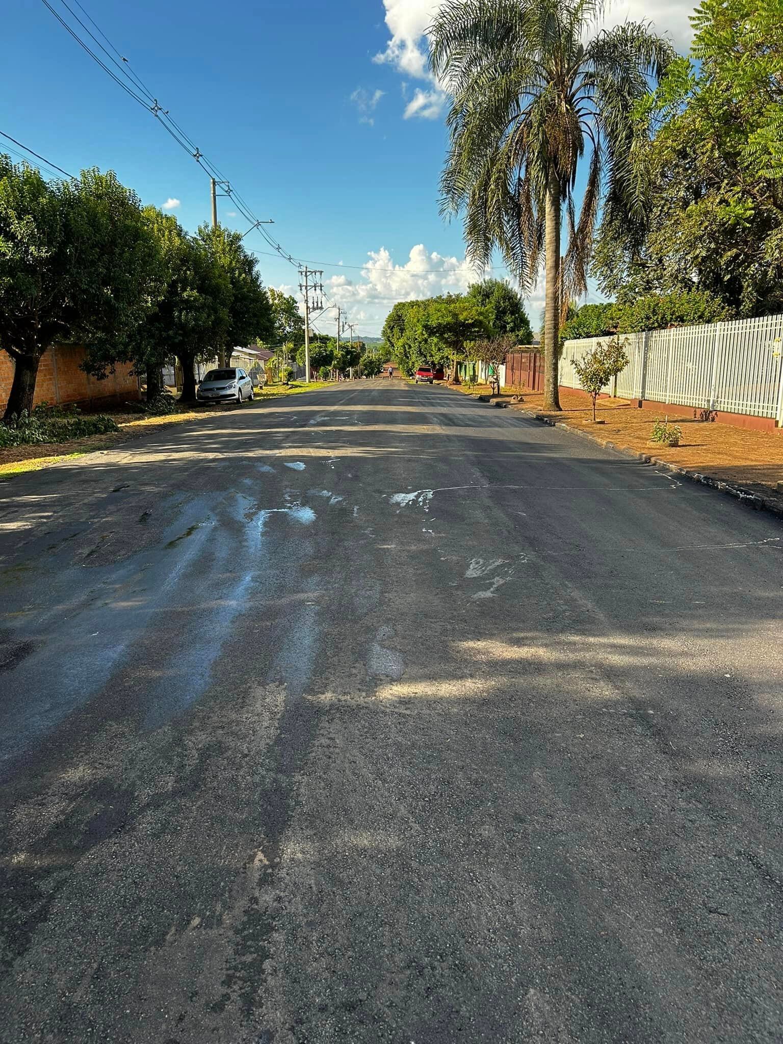 SÃO NICOLAU CONTINUA COM AS OBRAS DA PAVIMENTAÇÃO ASFÁLTICA DE 09 QUADRAS