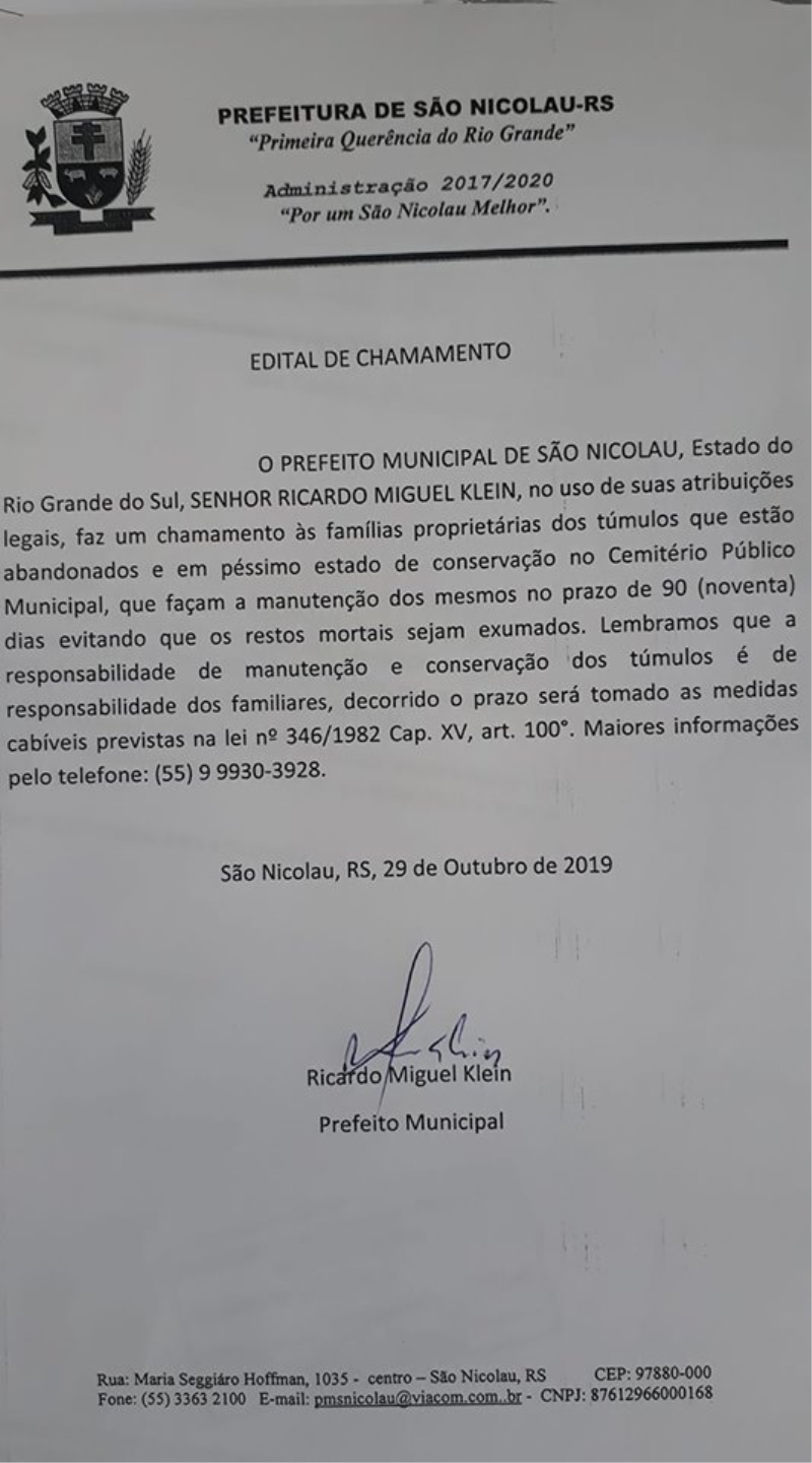CEMITÉRIO MUNICIPAL