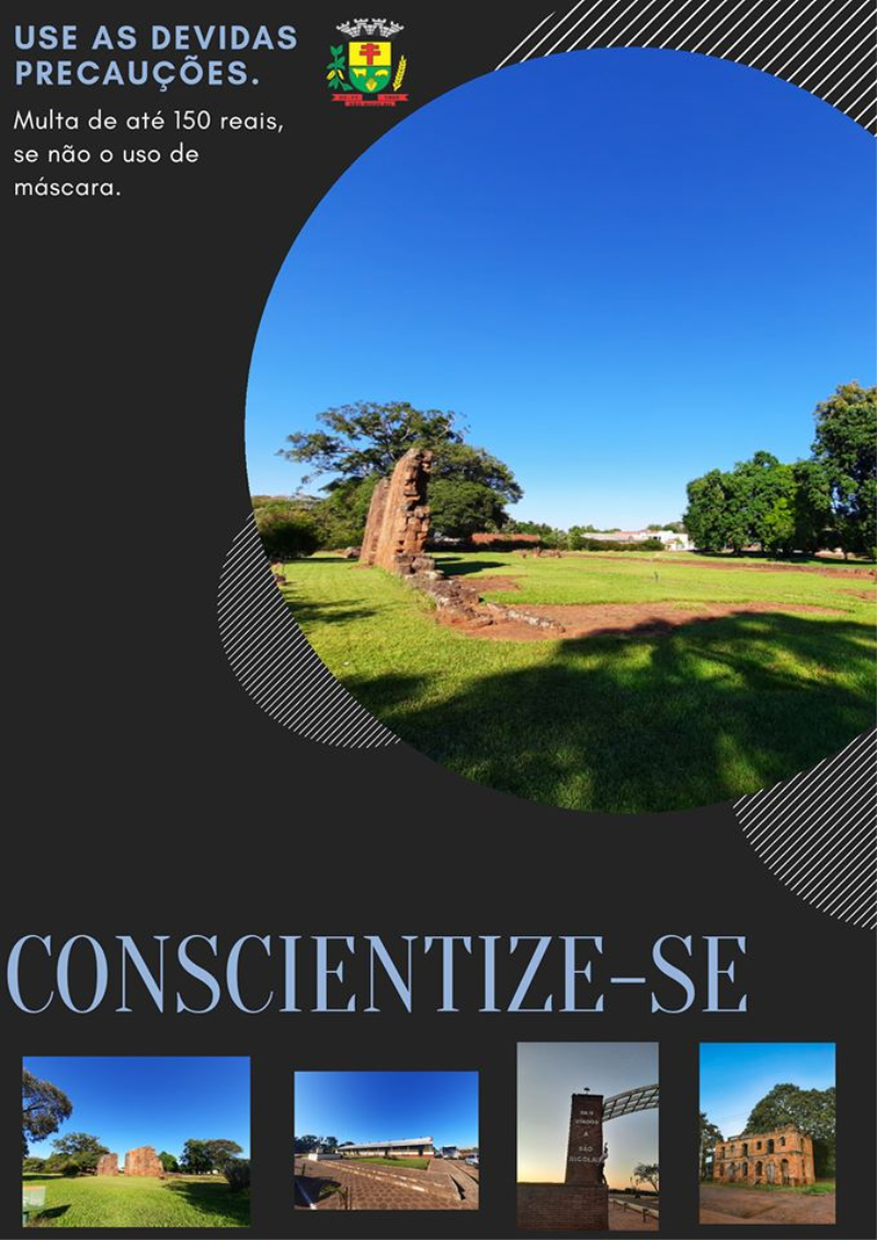 MULTA DE ATÉ 150,00 REAIS, SE NÃO USO DE MÁSCARA.