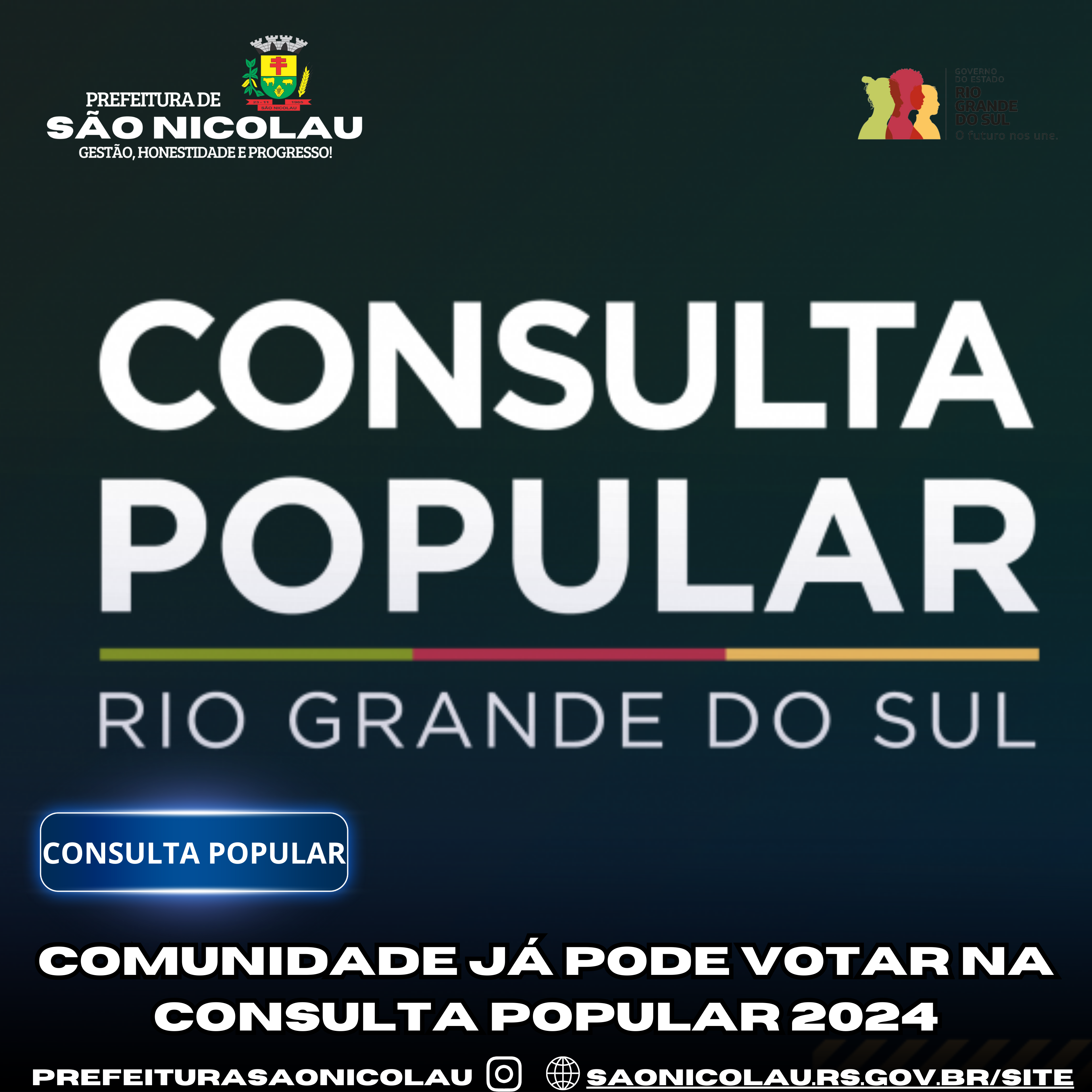 <p>COMUNIDADE J&Aacute; PODE VOTAR NA CONSULTA POPULAR 2024</p>
