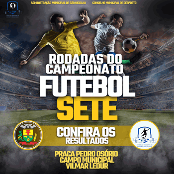 <p>HOJE ACONTECE A 7&deg; RODADA DO CAMPEONATO MUNICIPAL DE FUTEBOL 07</p>