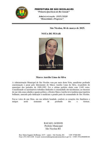 <p>NOTA DE PESAR</p>