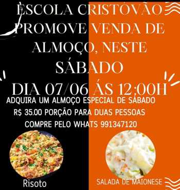 <p>CONVITE ESPECIAL DA ESCOLA CRIST&Oacute;V&Atilde;O</p>