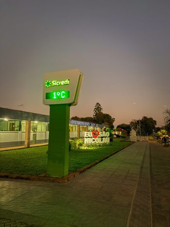 <p>Massa de ar polar derruba temperaturas e S&atilde;o Nicolau registra 1&deg;C nesta ter&ccedil;a-feira</p>