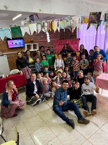 <p>🎉 CRAS promove Arrai&aacute; repleto de alegria, cultura e integra&ccedil;&atilde;o! 🎉</p>