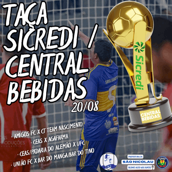 <p>Grande semifinal da Ta&ccedil;a Sicredi/Central Bebidas agita S&atilde;o Nicolau nesta quarta-feira (20)</p>