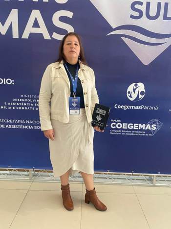 <p>SECRET&Aacute;RIA DE ASSIST&Ecirc;NCIA SOCIAL, Sra. Loreni Verneck Ortiz, PARTICIPA DO 25&ordm; ENCONTRO REGIONAL SUL DO CONGEMAS</p>
