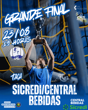 <p>🎉 Grande Final da Ta&ccedil;a Sicredi/Central Bebidas acontece neste s&aacute;bado, 23 de agosto 🎉</p>