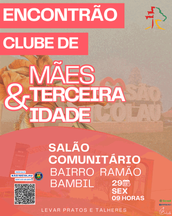 <p><strong data-start="81" data-end="173">Encontro do Clube de M&atilde;es e Terceira Idade agita o Bairro Ram&atilde;o Bambil nesta sexta-feira (29)</strong></p>