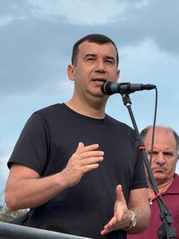 <p>S&atilde;o Nicolau realiza abertura da Semana da P&aacute;tria em frente ao Centro Administrativo</p>