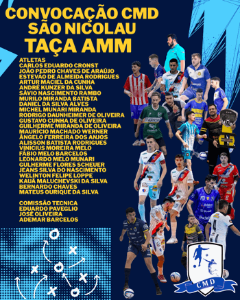 <p><em><span style="font-size: 12pt;"><strong data-start="57" data-end="147">Administra&ccedil;&atilde;o Municipal apresenta atletas que ir&atilde;o representar S&atilde;o Nicolau na Ta&ccedil;a AMM</strong></span></em></p>