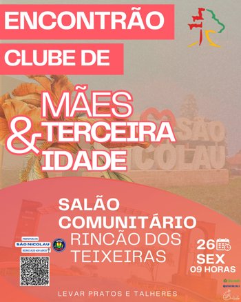 <p>Administra&ccedil;&atilde;o Municipal promove encontro do Clube de M&atilde;es e Terceira Idade no Rinc&atilde;o dos Teixeiras</p>