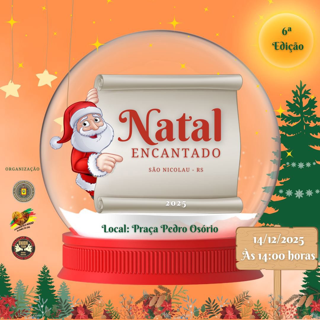 <p>Natal Encantado iluminar&aacute; a tarde das crian&ccedil;as em S&atilde;o Nicolau no dia 14 de dezembro</p>