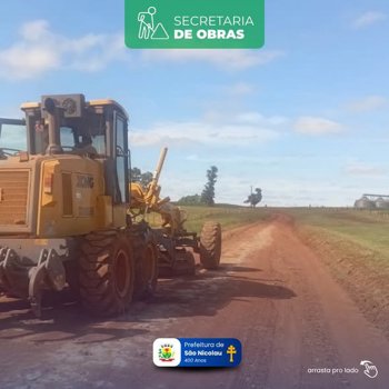 <strong>📢 A Secretaria Municipal de Obras segue trabalhando para melhorar as estradas do interior do nosso munic&iacute;pio.</strong>