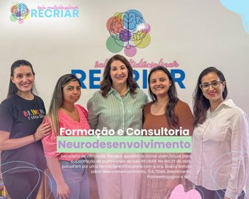 <strong>📢 As profissionais da sala multifuncional RECRIAR participaram de uma forma&ccedil;&atilde;o e consultoria com a Dra. Gis&eacute;lia Batista</strong>
